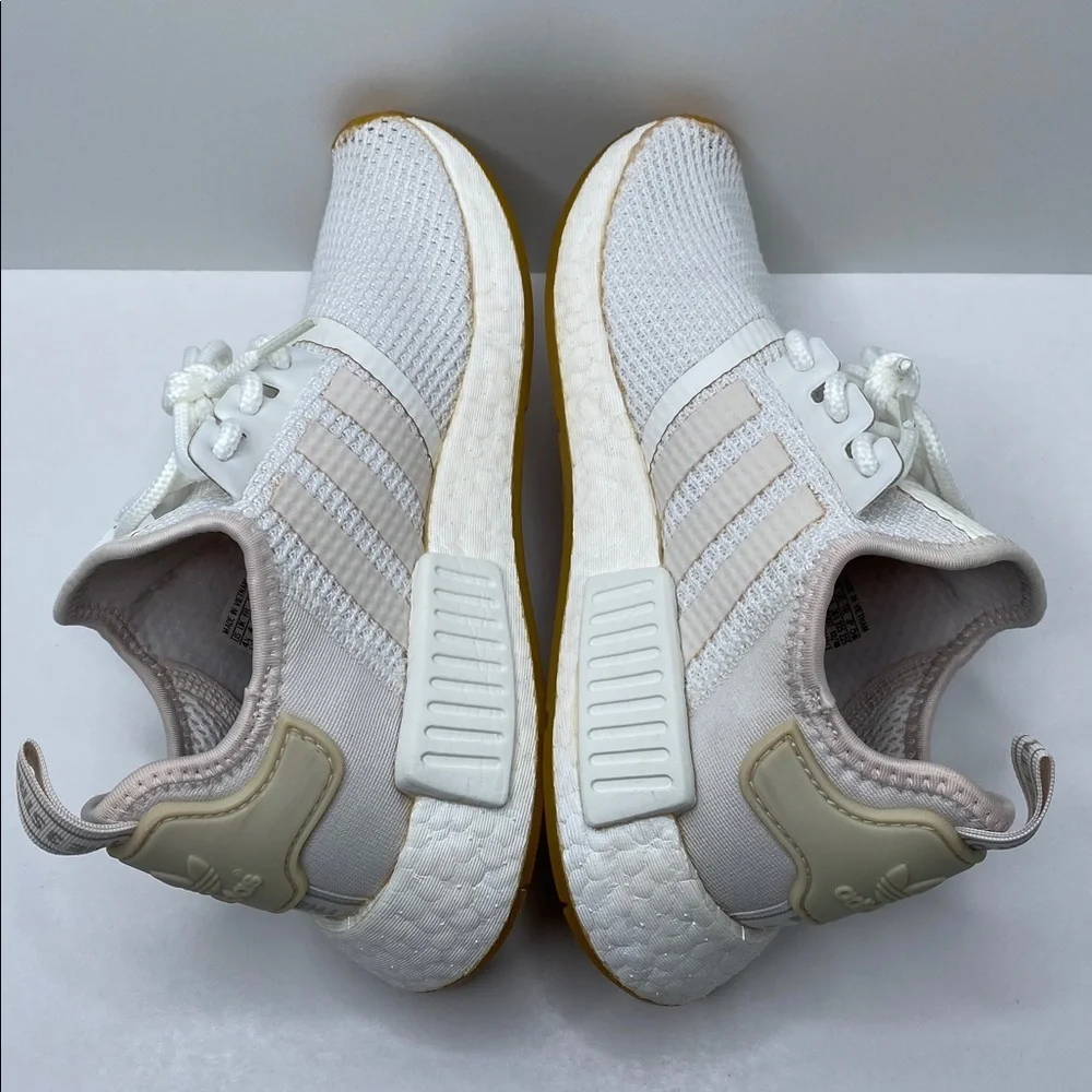 Adidas NMD R1 White Gum size Men’s 4.5 or Women’s 6
